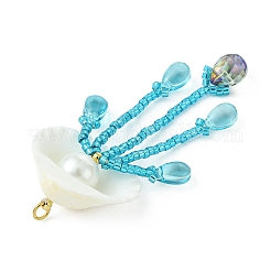 Natural Shell Big Pendants&nbsp;PALLOY-MZ01363-01