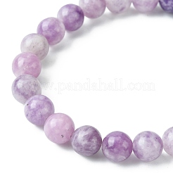 Natural Lepidolite Stretch Beaded Bracelets&nbsp;G-A185-01U