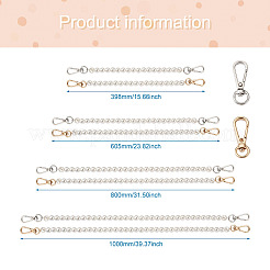 8Pcs 8 Styles White Acrylic Round Beads Bag Handles&nbsp;FIND-TA0001-37