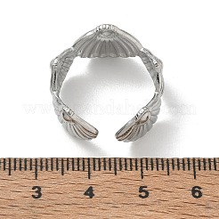 304 Stainless Steel Cuff Open Ring Setting&nbsp;SA-CBA37BC-08C-P