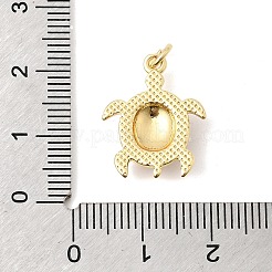Brass & ABS Plastic Imitation Pearl Pendants&nbsp;KK-Z160-13G-02