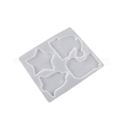 Christmas DIY Silicone Pendant Molds&nbsp;PW-WGD365F-02