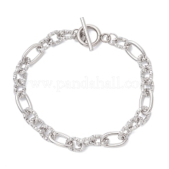 304 Stainless Steel Figaro Chain Bracelets for Women Men&nbsp;BJEW-JB12900