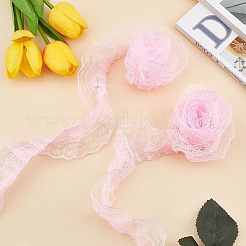 Polyester Lace Trim&nbsp;OCOR-WH0058-07A