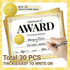 30Pcs Award Certificate Holders&nbsp;DIY-DO0001-06B