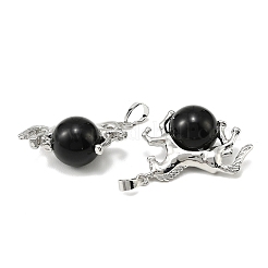 Natural Obsidian Pendants&nbsp;G-D102-01P-08
