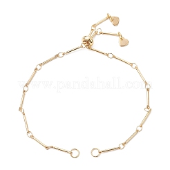 Brass Bar Link Chain Bracelet Making&nbsp;AJEW-JB01186-02