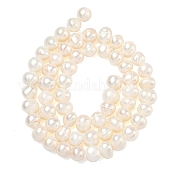 Natural Cultured Freshwater Pearl Beads Strands&nbsp;PEAR-L034-11B