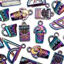 20Pcs 5 Style Alloy Pendants for Teachers' Day&nbsp;FIND-LS0001-27MC
