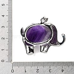 Natural Amethyst Pendants&nbsp;G-G112-01P-14