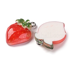 Fruit Thmem Opaque Resin Pendants&nbsp;CRES-M038-13