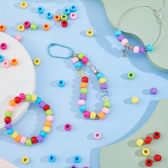 400Pcs Acrylic European Beads&nbsp;MACR-DC0001-16
