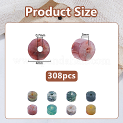 2 Strands Natural Indian Agate Beads Strands&nbsp;G-DC0001-65
