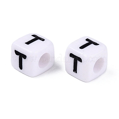 Opaque Acrylic Beads&nbsp;SACR-N020-04A-T