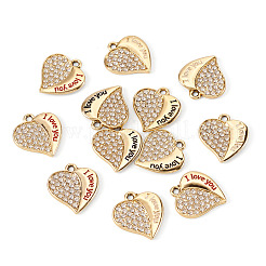 12Pcs 3 Colors Alloy Rhinestone Pendants&nbsp;FIND-TA0010-31