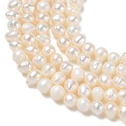 Natural Cultured Freshwater Pearl Beads Strands&nbsp;PA-CBAC463-27