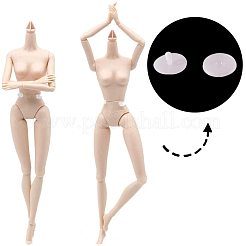 Plastic Doll Joints&nbsp;DIY-PH0025-85-WH