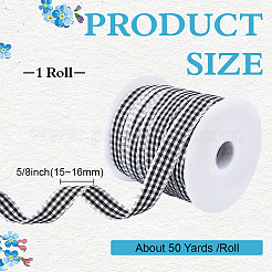 50 Yards Polyester Tartan Ribbon&nbsp;OCOR-MA0001-77A