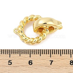Brass Fold Over Clasps&nbsp;KK-M311-03G