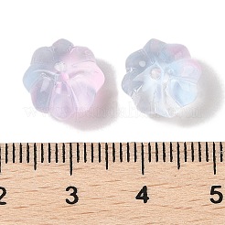 Transparent Spray Paint Glass Beads&nbsp;GLAA-Z011-10