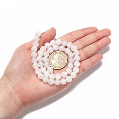 Natural Crackle Quartz Beads Strands&nbsp;X-G-D840-01-8mm
