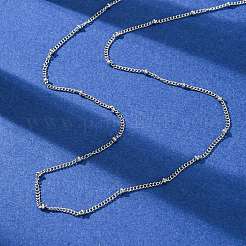 2MM 304 Stainless Steel Satellite Chain Necklaces&nbsp;NJEW-T016-24P