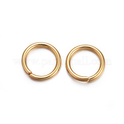 304 Stainless Steel Open Jump Rings&nbsp;X-STAS-L187-7x1mm-G