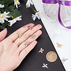 12Pcs 6 Colors Glass Pendants&nbsp;GLAA-NB0001-29