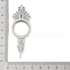 304 Stainless Stee Locket Pendants&nbsp;STAS-S132-06P-01