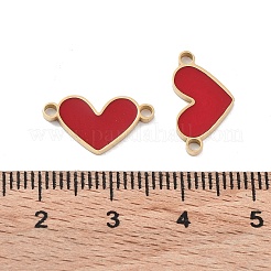 Ion Plating(IP) 304 Stainless Steel Enamel Connector Charms&nbsp;X-STAS-P339-10G-01