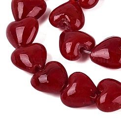 Handmade Lampwork Beads Strands&nbsp;LAMP-Q041-04A-01