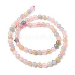 Natural Morganite Beads Strands&nbsp;G-R446-6mm-07