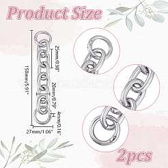 Alloy Cable Chain Purse Strap Extenders&nbsp;DIY-WH0304-707P