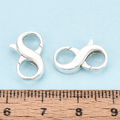 925 Sterling Silver Double Opening Lobster Claw Clasps&nbsp;STER-T008-73S-03