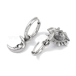 316 Surgical Stainless Steel Hoop Earrings&nbsp;EJEW-P274-03AS