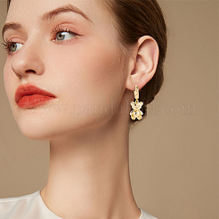 16Pcs Brass Earring Findings&nbsp;KK-SC0006-60