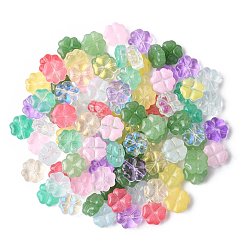 120Pcs 10 Styles Transparent Spray Painted Glass Beads&nbsp;GLAA-FS0002-47
