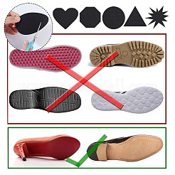 16Pcs 4 Styles Anti Skid Rubber Shoes Bottom Heel Sole&nbsp;FIND-NB0005-19