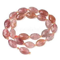 Natural Strawberry Quartz Beads Strands&nbsp;G-A295-A09-01