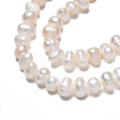 Natural Cultured Freshwater Pearl Beads Strands&nbsp;PEAR-N013-04B