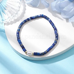 Natural Gemstone and Pearl Beads Btacelets&nbsp;BJEW-JB10681