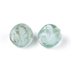 Handmade Gold Sand Lampwork Beads&nbsp;LAMP-T021-32C
