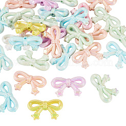 30Pcs Opaque UV Plating Acrylic Beads&nbsp;OACR-TA0003-68