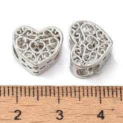 Rack Plating Alloy European Beads&nbsp;PALLOY-S189-03P