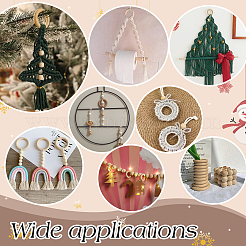 Round/Ring Unfinished Wood Beads&nbsp;PH-WOOD-G003-02