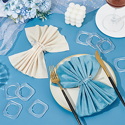 Acrylic Napkin Rings&nbsp;AJEW-WH0460-111