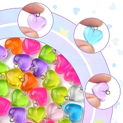 30Pcs Transparent Resin Pendants&nbsp;RESI-FS0001-83