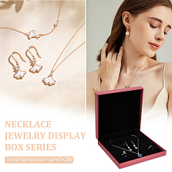 PU Leather Pendant Box&nbsp;LBOX-WH0003-003