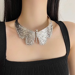 Exaggerated Butterfly Alloy Choker Necklaces for Women&nbsp;FS-WGFF6B5-02