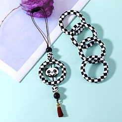5Pcs Ring Food Grade Eco-Friendly Silicone Focal Beads&nbsp;JX893L